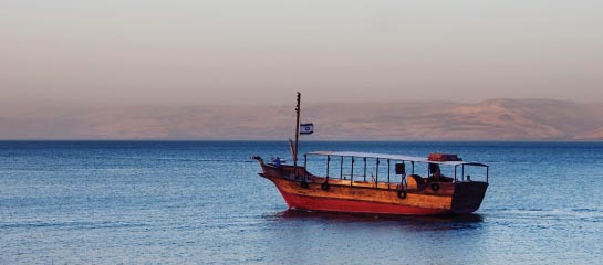 Guests can journey on the Galilee by boat.// (C) 2012 Thinkstock F