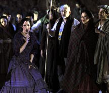 “Carmen” was one of the operas previously staged on top of Masada in Israel. // © 2012 Israeli Opera Festival