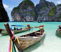 Gorgeous beaches are a major draw for tourists.  // 2013 © Tourism Authority of Thailand