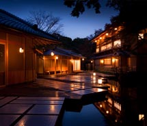 The Hoshinoya Kyoto at night // © 2010 Hoshinoya KyotoF