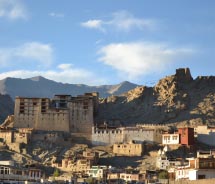 Leh Palace was modeled after the Potala Palace in Lhasa, Tibet. // © 2012 Deborah Dimond