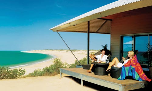 The Eco Beach Wilderness Retreat rests on nine miles of uninhabited coastline. // (C) 2010 Eco Beach Wilderness Retreat_o