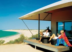 The Eco Beach Wilderness Retreat rests on nine miles of uninhabited coastline. // (C) 2010 Eco Beach Wilderness Retreat
