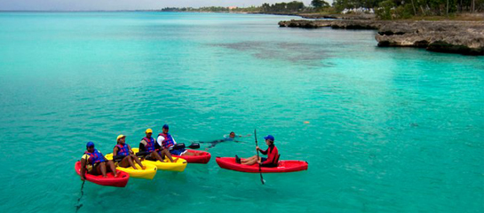 Dominican Treasures sells a number of outdoor adventures, such as kayaking at La Caleta.  // © 2012 Dominican Treasures F