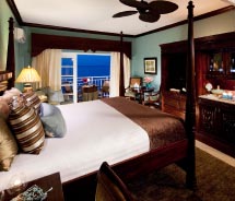 Guestrooms, including the Riviera Suite, have been enhanced. // © 2012 Sandals Grande Riviera