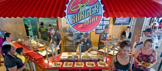 Carnival teams up with celebrity chef, Guy Fieri. // © 2012 Carnival Cruise Lines F