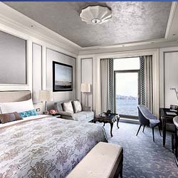 Guestrooms at the Shangri-La Bosphorus, Istanbul provide city views as well as views of the Bosphorus Strait. // © 2013 Shangri-La Hotels and Resorts