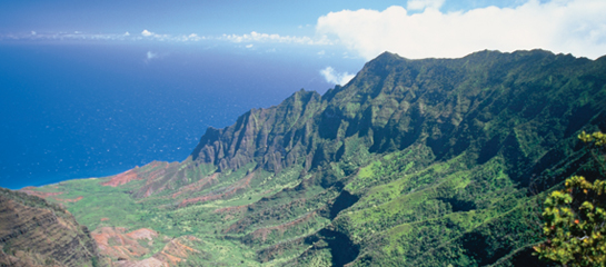 Enjoy the priceless view at Kalalau Lookout for free. // © 2013 HTA/Robert Coello F