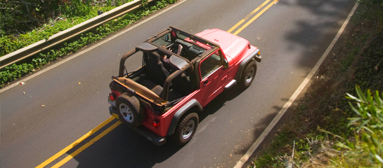 The Hana Highway’s road twists and turns hundreds of times, and 54 one-lane bridges add to the drama. // © 2012 Ron Dahlquist MVB F