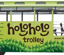 Roberts Hawaii recently introduced the Holoholo Trolley // (C) 2010 Roberts Hawaii_square 