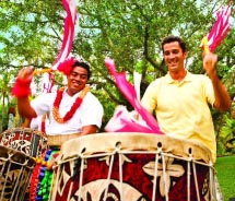 The Polynesian Cultural Center is promoting new hands-on guest activities such as drumming. // © 2012 Polynesian Cultural Center