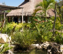 The Hacienda Tres Rios resort was designed to blend in with the natural environment. // © 2011 Hacienda Tres Rios