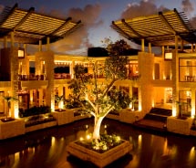 In creating the Mayakoba resort, special attention was paid to its environment. // © 2012 Banyan Tree Mayakoba