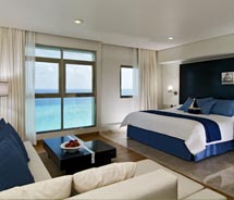 A ME Cancun oceanview guestroom // © 2010 Sol Melia Hotels & Resorts