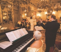 Tauck offers an 'Imperial Evening' in Vienna that includes dinner and performances at a private palace, Palais Pallavicini, which dates backto 1784. // (c) 2010 Tauck