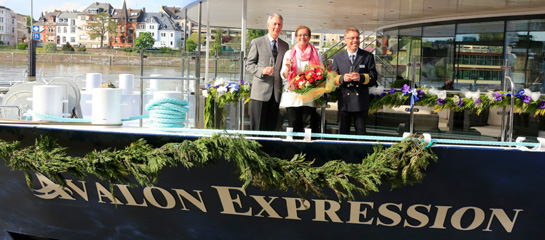 Avalon Expression was christened in Germany. // © 2013 Avalon Waterways F