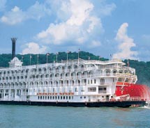 Bookings for the American Queen are ahead of schedule. // © 2012 American Steamboat Company