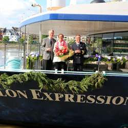 Avalon Expression was christened in Germany. // © 2013 Avalon Waterways