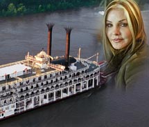 Priscilla Presley will serve as godmother of the American Queen // © 2012 Great American Steamboat Company