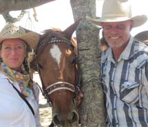 Blue Van Doorninck and Jaime Lake of Rancho Chilamate // © 2011 Skye Mayring