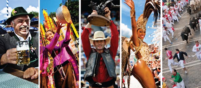 Rio de Janeiro hosts one of the world’s wildest Carnival celebrations // © 2012 Val Thoermer/Shutterstock.com F