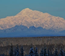 View of Denali taken from near the park entrance // (c) 2011 Christopher Batin
