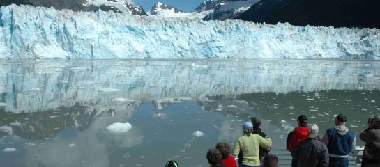 Ice conditions make this an ideal time for glacier-viewing excursions. // © 2012 Christopher Batin F