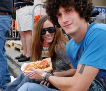 Local food is a major draw.// © 2011 New Orleans Po Boy Preservation Festival