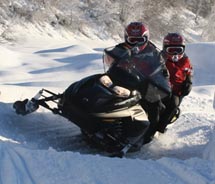 Alaska Snow Safaris offers a wide range of snowmobiling packages. // © 2012 Alaska Snow Safaris