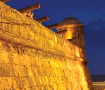 The Castillo de San Felipe de Barajas overlooks which South American city? // © 2011 Jorge Lascar