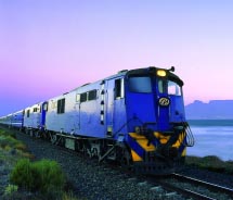 The most common route of this legendary train runs between which two cities? // © 2012 The Blue Train