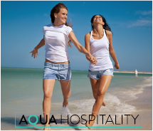 Out & Proud: Aqua Hotels & Resorts Logo // (c) 2013 TravelAge West