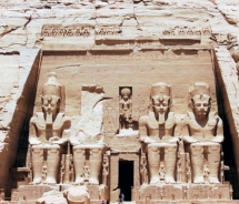 Abu Simbel Temples, built by Pharaoh Ramesses II, are an UNESCO World Heritage Site. // Â© Yalla Tours USA 2010