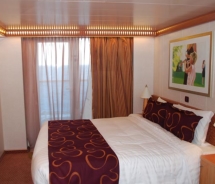 A stateroom on board the Costa Deliziosa // (c) 2010 Costa