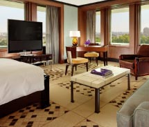 Rooms at 45 Park Lane boast views of Hyde Park.// © 2011 45 Park Lane