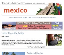 Mexico Newsletter Image // (c) 2010 TravelAge West