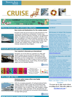 Cruise newsletter