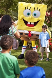 SpongeBob Square Pants appears at JW Marriott Star Pass Resort // (c) 2010
