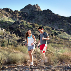 Hiking is one way to expert the desert landscape in and around Phoenix. // © 2013 Visit Phoenix