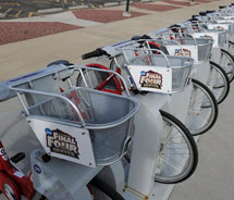 Clients can enjoy the Denver B-cycle program with a package from Oxford Hotel. // © 2012 Denver B-cycle