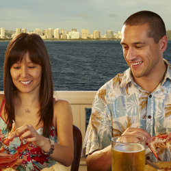 Alii Kai Catamaran introduces new seafood feast // (c) 2013 Roberts Hawaii