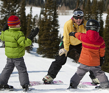 Grand Targhee Resort has upgraded its newly reopened terrain park, with special features for younger guests. // © 2011 Grand Targhee Resort
