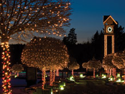 The Coeur d’Alene Resort’s Holiday Light Show is one of the largest events of its kind. // © 2011 Coeur d’Alene Resort