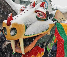 McCall’s Winter Carnival includes many activities, including a viewing of local snow sculptures. // © 2011 Winter Carnival