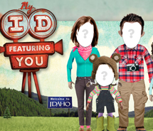 My ID gives guests the chance to cast themselves and others in three Idaho online adventure videos as well as postcards. // © 2012 The Idaho Division of Tourism
