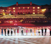 This year’s Sun Valley Summer Ice Shows feature Olympic medalists such as Sasha Cohen. // © 2011 Sun Valley Resort