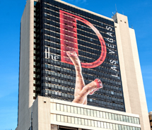 The D Las Vegas is located on Fremont Street. // © 2012 The D Las Vegas