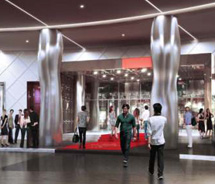 A rendering of the new SLS Las // © 2013 SLS Hotels