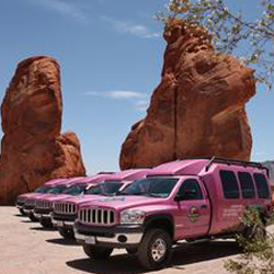 Pink Jeep Tours has partnered with the Papillon Group. // © 2013 Pink Jeep Tours