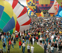 Non-Albuquerque residents are eligible to win a trip to the famous Albuquerque International Balloon Fiesta. // © 2012 Albuquerque International Balloon Fiesta